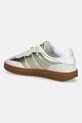 Obuwie Tommy Hilfiger sneakersy skórzane MU JACKIE METALLIC FW0FW09026 beżowy