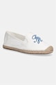 Tommy Hilfiger espadryle damskie TH SCRIPT SUMMER ESPADRILLE biały FW0FW09240