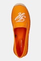 Tommy Hilfiger espadryle damskie TH SCRIPT SUMMER ESPADRILLE pomarańczowy FW0FW09240