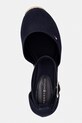 Tommy Hilfiger espadrille su un cuneo da donna FLAG HIGH WEDGE ESPAD CLOSED TOE blu navy FW0FW09225