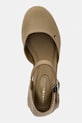 Tommy Hilfiger espadryle damskie MID WEDGE ESPAD CLOSED TOE zielony FW0FW09233