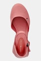Tommy Hilfiger espadryle damskie MID WEDGE ESPAD CLOSED TOE różowy FW0FW09233