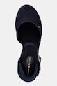 Tommy Hilfiger espadryle damskie MID WEDGE ESPAD CLOSED TOE granatowy FW0FW09233