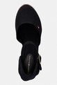 Tommy Hilfiger espadryle damskie MID WEDGE ESPAD CLOSED TOE czarny FW0FW09233