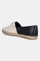 Obuwie Tommy Hilfiger espadryle damskie TH LOGO LEATHER ESPADRILLE FW0FW09246 beżowy