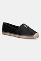 Tommy Hilfiger espadryle damskie TH LOGO LEATHER ESPADRILLE czarny FW0FW09246