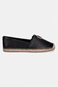 Tommy Hilfiger espadryle damskie TH LOGO LEATHER ESPADRILLE FW0FW09246 czarny SS26