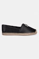 Tommy Hilfiger espadryle damskie TH LOGO LEATHER ESPADRILLE FW0FW09246 czarny SS26