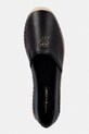 Tommy Hilfiger espadryle damskie TH LOGO LEATHER ESPADRILLE czarny FW0FW09246
