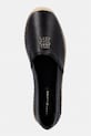 Tommy Hilfiger espadryle damskie TH LOGO LEATHER ESPADRILLE czarny FW0FW09246