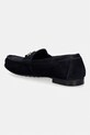 Obuv Tommy Hilfiger dámske semišové mokasíny TH CHAIN SUEDE LOAFER FW0FW09327 tmavomodrá