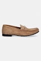 Tommy Hilfiger mokasyny damskie zamszowe TH CHAIN SUEDE LOAFER FW0FW09327 beżowy SS26