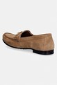 Obuwie Tommy Hilfiger mokasyny damskie zamszowe TH CHAIN SUEDE LOAFER FW0FW09327 beżowy