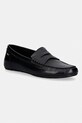 Tommy Hilfiger mokasyny damskie skórzane FLAG LEATHER DRIVER LOAFER czarny FW0FW09350