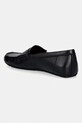 Obuwie Tommy Hilfiger mokasyny damskie skórzane FLAG LEATHER DRIVER LOAFER FW0FW09350 czarny