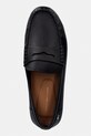 Tommy Hilfiger mokasyny damskie skórzane FLAG LEATHER DRIVER LOAFER czarny FW0FW09350