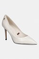 Tommy Hilfiger Lodičky kožené ESSENTIAL POINTED PUMP bílá FW0FW09362