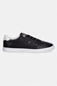 Tommy Hilfiger TH CHIC LOW PROFILE VULC tenisówki damskie skórzane FW0FW09104 czarny SS26