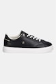 Tommy Hilfiger TH CHIC CUPSOLE sneakersy damskie FW0FW09106 czarny SS26