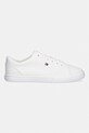 Tommy Hilfiger dámske plátenné tenisky TH LOW PROFILE VULC CANVAS FW0FW09102 biela SS26