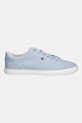 Tommy Hilfiger TH LOW PROFILE VULC CANVAS tenisówki damskie FW0FW09102 niebieski SS26