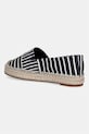 Obuwie Tommy Hilfiger espadryle damskie TH PLATFORM ESPADRILLE STRIPES FW0FW09143 granatowy