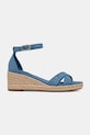 Tommy Hilfiger sandale s klinastom potpeticom MID WEDGE ESPAD X CROSS FW0FW09332 plava SS26
