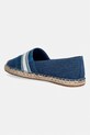 Obuwie Tommy Hilfiger espadryle damskie HILFIGER WEBBING ESPADRILLE FW0FW09334 niebieski