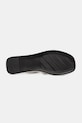 Tommy Hilfiger sandale pentru femei, din piele FLAT STRAPPY SANDAL LTH FW0FW09220 bej