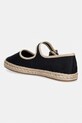 Obuwie Tommy Hilfiger espadryle damskie BUCKLE MARYJANE ESPADRILLE FW0FW09239 czarny