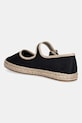 Obuwie Tommy Hilfiger espadryle damskie BUCKLE MARYJANE ESPADRILLE FW0FW09239 czarny