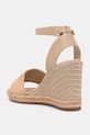 Παπούτσια Tommy Hilfiger σανδάλια HIGH WEDGE ESPAD RAFFIA FW0FW09471 μπεζ