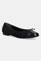 Μπαλαρίνες Tory Burch Cap-Toe Ballet υφασμάτινο μαύρο 177191.400