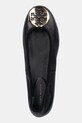 Tory Burch baleriny skórzane Reva Travel Ballet czarny 177201.013