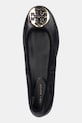 Кожаные балетки Tory Burch Reva Travel Ballet чёрный 177201.013