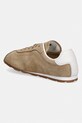 Obuwie Tommy Hilfiger TH BELLA LOW RUNNER SUEDE sneakersy damskie zamszowe FW0FW09189 beżowy