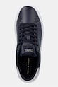 Tommy Hilfiger TH ICON COURT SCRIPT sneakersy damskie skórzane granatowy FW0FW09363