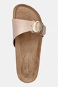 Tommy Hilfiger σαγιονάρες Γυναικεία δερμάτινες TH CLASSIC CORK SANDAL PEARL LTH μπεζ FW0FW09344