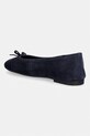 Obuwie Tommy Hilfiger baleriny zamszowe HILFIGER SUEDE BALLERINA FW0FW09357 granatowy