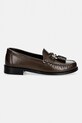 Furla mokasyny skórzane College Loafer YK57FCG.T20000.3388S brązowy SS26