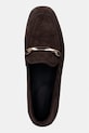 Furla mokasyny zamszowe Heritage Loafer brązowy YK75FHE.Y61000.2566S