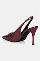 Obuwie Furla szpilki skórzane Sfera Slingback YK87SFE.X70000.26700 bordowy