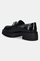 Obuwie Calvin Klein mokasyny skórzane CHUNKY LOAFER HDW LTH YW0YW02044 czarny