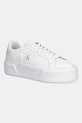 Calvin Klein sneakersy skórzane FLATFORM LACE UP LTH MG pozostałe biały YW0YW01928