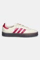 adidas Originals sneakersy skórzane Sambae IH4042 beżowy SS26