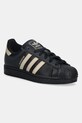 adidas Originals sneakersy skórzane Superstar II imitacja skóry licowej czarny IH4173