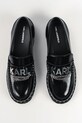 Kožené mokasíny Karl Lagerfeld LOWELL černá KL42226.000
