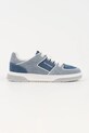 Karl Lagerfeld sneakers KOURTNEY pelle fiore blu KL63036D.DAB