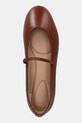Δερμάτινες μπαλαρίνες Lauren Ralph Lauren Jayna Mj καφέ 802977874002.200