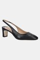 Δερμάτινες γόβες Lauren Ralph Lauren Klaire 5-8 cm μαύρο 802P00096001.001